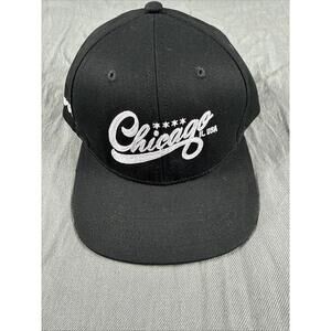 LIV Golf Chicago Snapback Hat Cap Embroidered Black OSFA Ahead Specialty NWOT